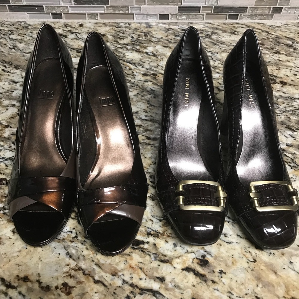 Two pair of dress shoes